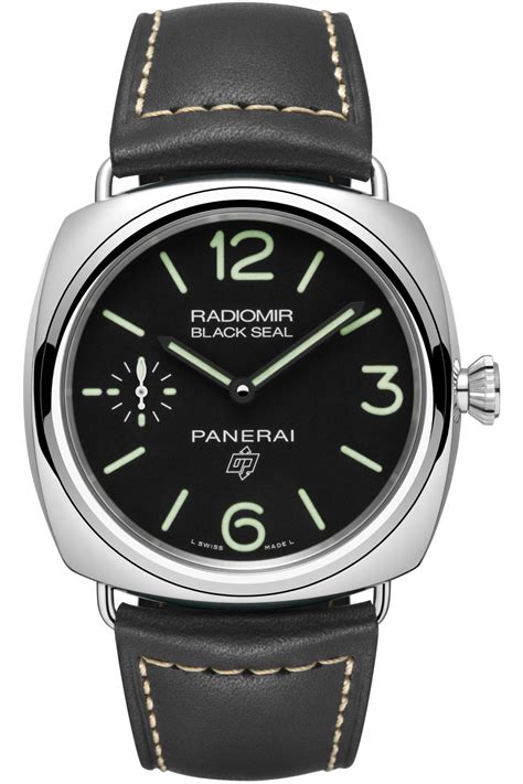 panerai black seal|radiomir panerai watch price.